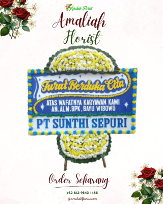 Papan Bunga Duka di Pameungpeuk