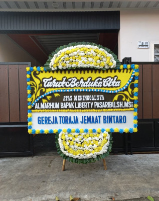 Papan Bunga Duka di Pameungpeuk