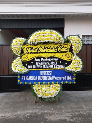 Papan Bunga Duka di Pameungpeuk