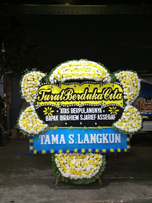 Papan Bunga Duka di Pameungpeuk