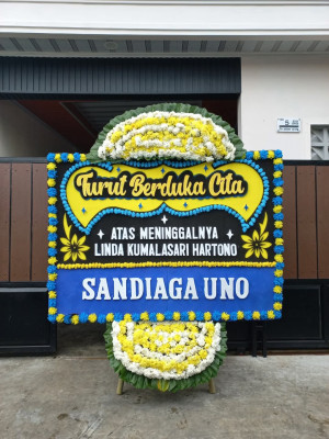 Papan Bunga Duka di Pameungpeuk
